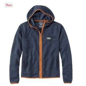 LL Bean Men's Airlight Knit Pullover in Navy